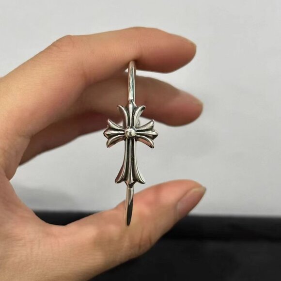 Chrome Hearts Vintage Silver Bangle - Picture 2 of 6